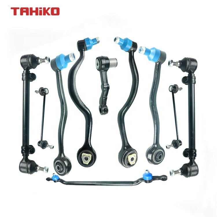 ET-2832-42700 10 PCS Control Arm Ball Joint Center Tie Rod Sway Bar Kit for BMW E32 735i 740i 740iL